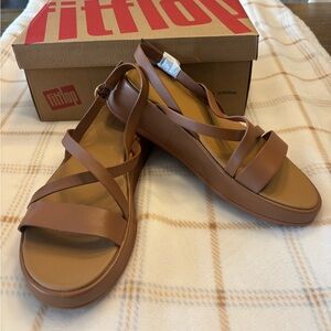 FitFlop Women's Brown Strappy Sandals